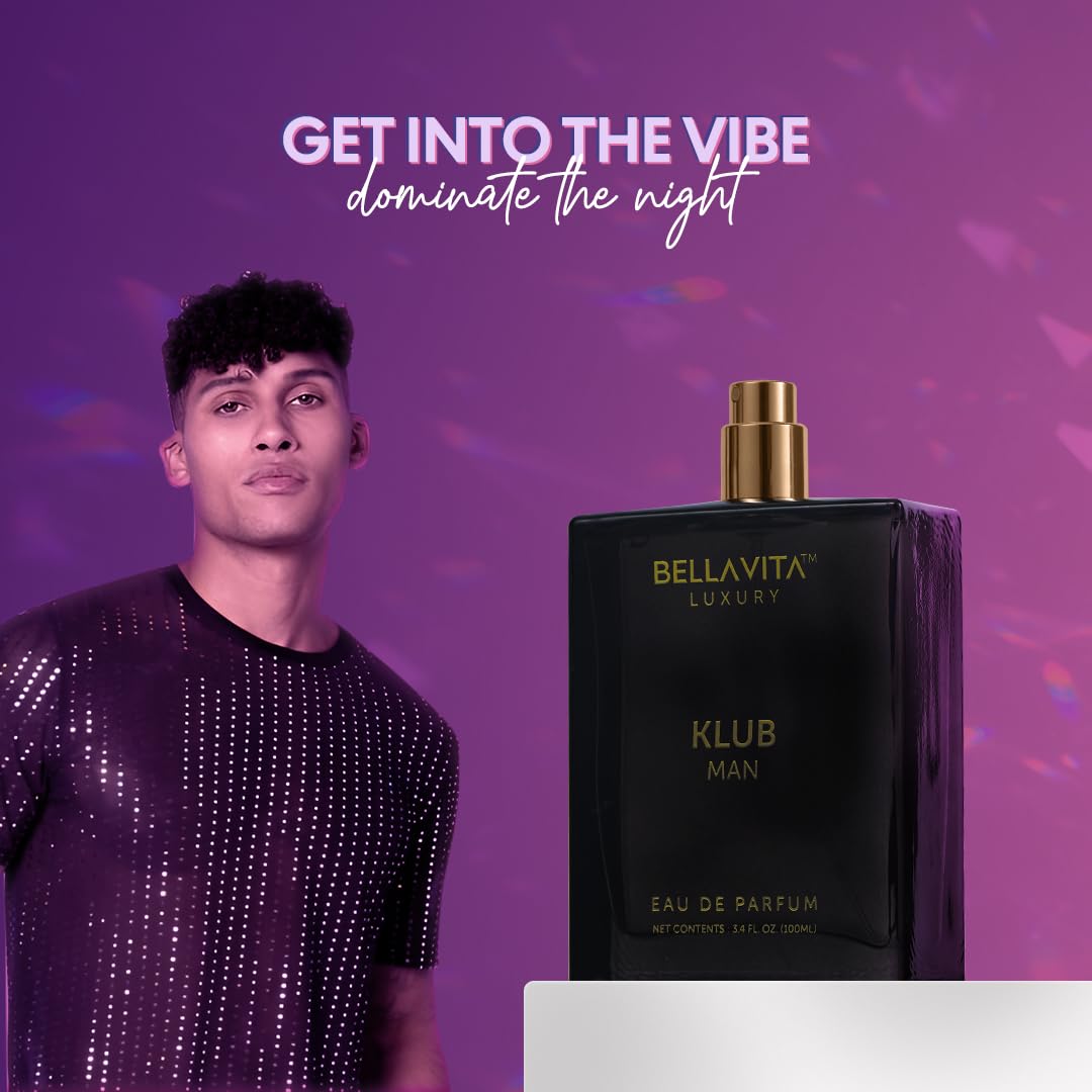 BellaVita Luxury G.O.A.T. Men's Eau De Perfume (3.4 fl.oz) | Perfume for Men with Bergamot, Lavender & Patchouli Oriental | Refreshing: Ideal for SPORTs & GYM Enthusiasts | Long-Lasting Colone for Men