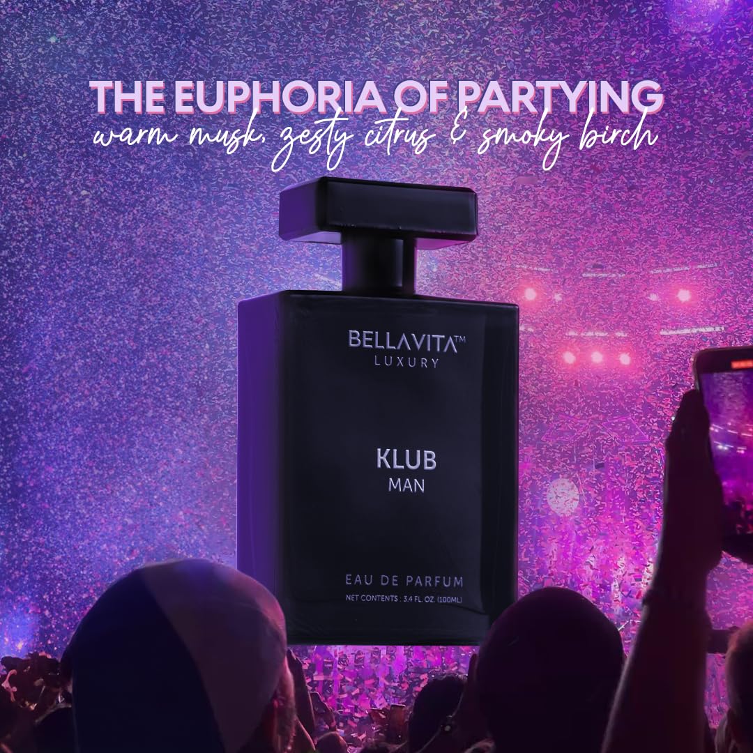 BellaVita Luxury G.O.A.T. Men's Eau De Perfume (3.4 fl.oz) | Perfume for Men with Bergamot, Lavender & Patchouli Oriental | Refreshing: Ideal for SPORTs & GYM Enthusiasts | Long-Lasting Colone for Men