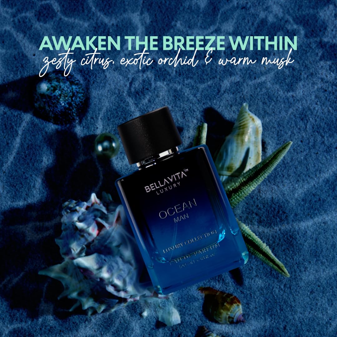 BellaVita Luxury G.O.A.T. Men's Eau De Perfume (3.4 fl.oz) | Perfume for Men with Bergamot, Lavender & Patchouli Oriental | Refreshing: Ideal for SPORTs & GYM Enthusiasts | Long-Lasting Colone for Men